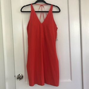 Athleta Orange Breathe In Dress Size 10